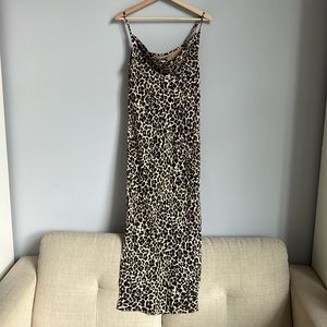 *SOLD* Anthropology leopard print dress size small